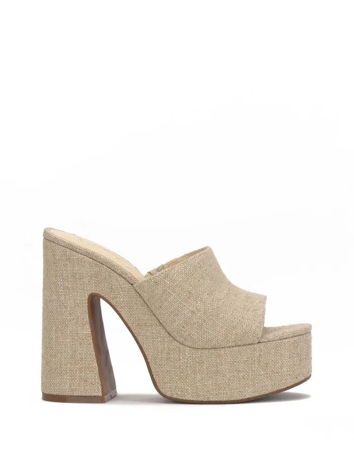 Women Slides and Mules Jessica Simpson Xona Platform Sandal In Natural