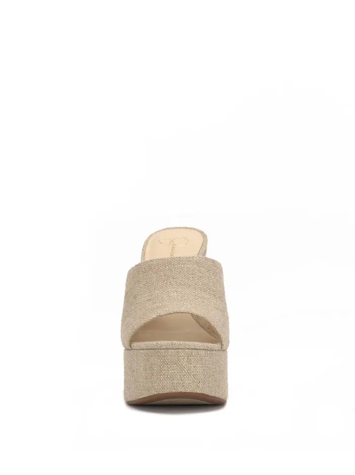 Women Slides and Mules Jessica Simpson Xona Platform Sandal In Natural