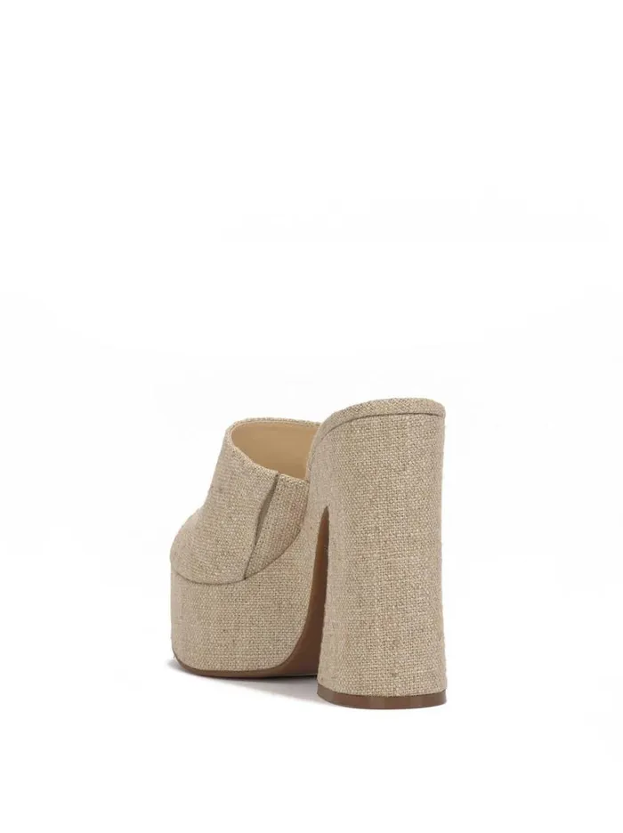 Women Slides and Mules Jessica Simpson Xona Platform Sandal In Natural