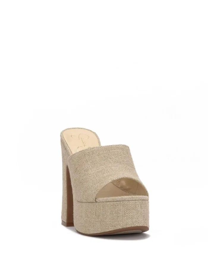 Women Slides and Mules Jessica Simpson Xona Platform Sandal In Natural