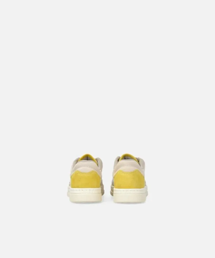 Women Sneakers Pinko Flat Leather Sneakers With Contrasting Logo Whitelime Women Sneakers Pinko Flat Leather Sneakers With Contrasting Logo Whitelime