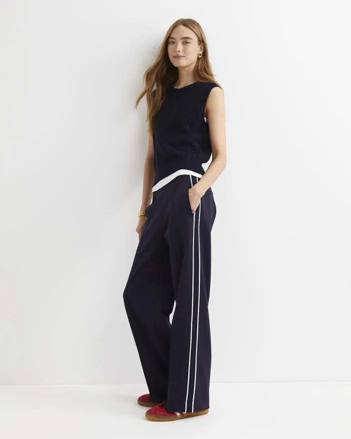 Women Sportscraft Pants Lina Track Pant Navy Multi