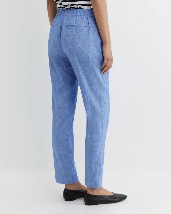 Women Sportscraft Pants Rosa Linen Pant Cerulean