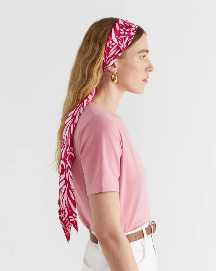 Women Sportscraft Scarves Farrah Silk Scarf Pink Multi