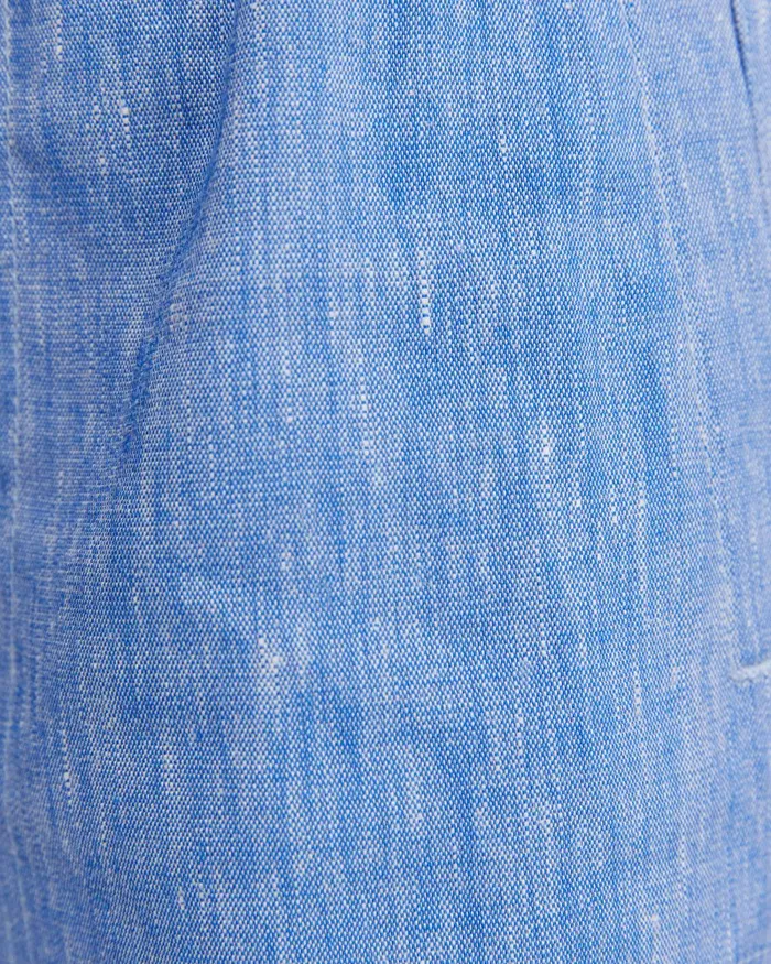 Women Sportscraft Shorts Rosa Linen Short Cerulean
