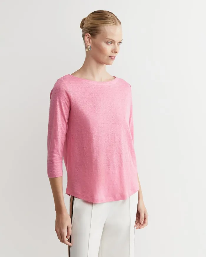Women Sportscraft Tops and Tees Cecile Linen Top Roseberry