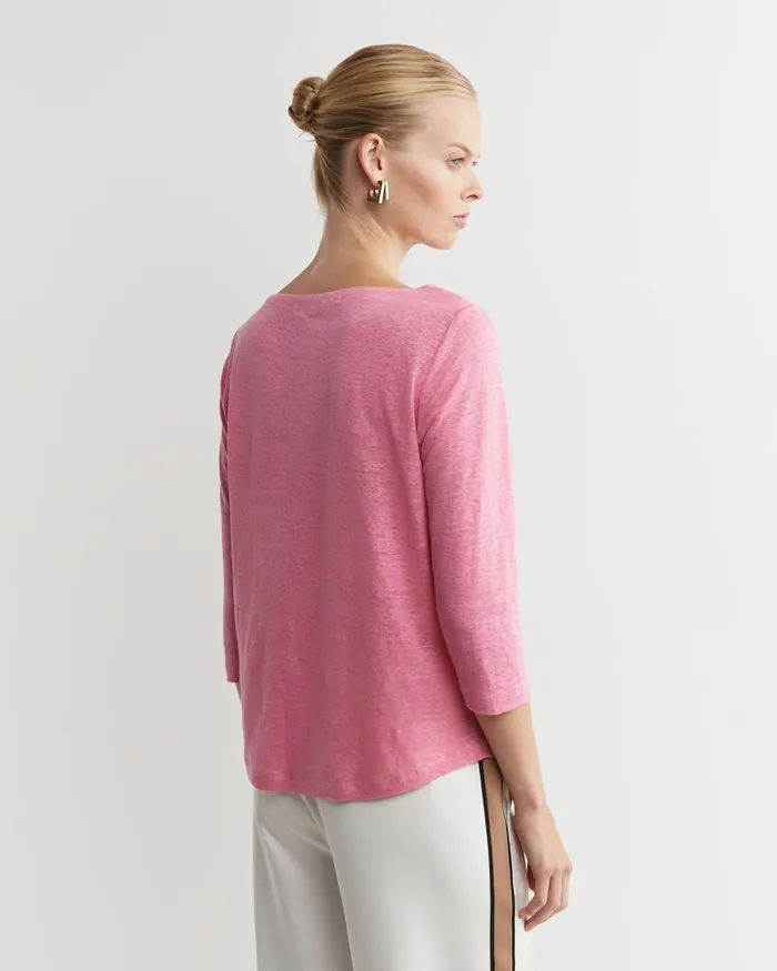 Women Sportscraft Tops and Tees Cecile Linen Top Roseberry