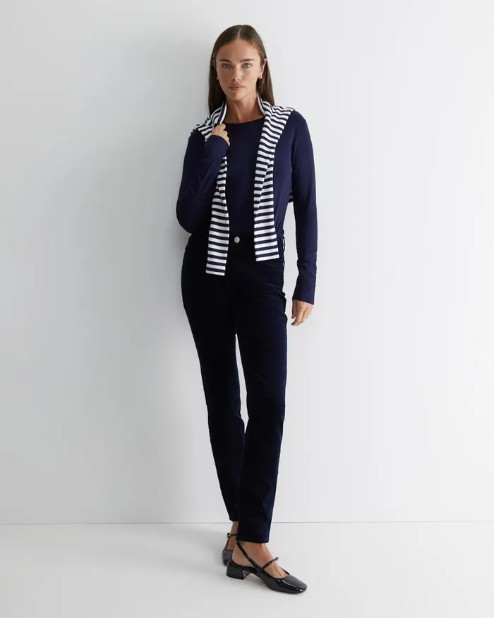 Women Sportscraft Tops and Tees Magic Long Sleeve Tee Navy