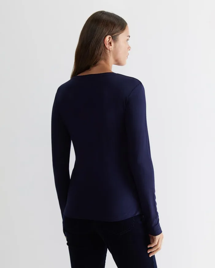 Women Sportscraft Tops and Tees Magic Long Sleeve Tee Navy