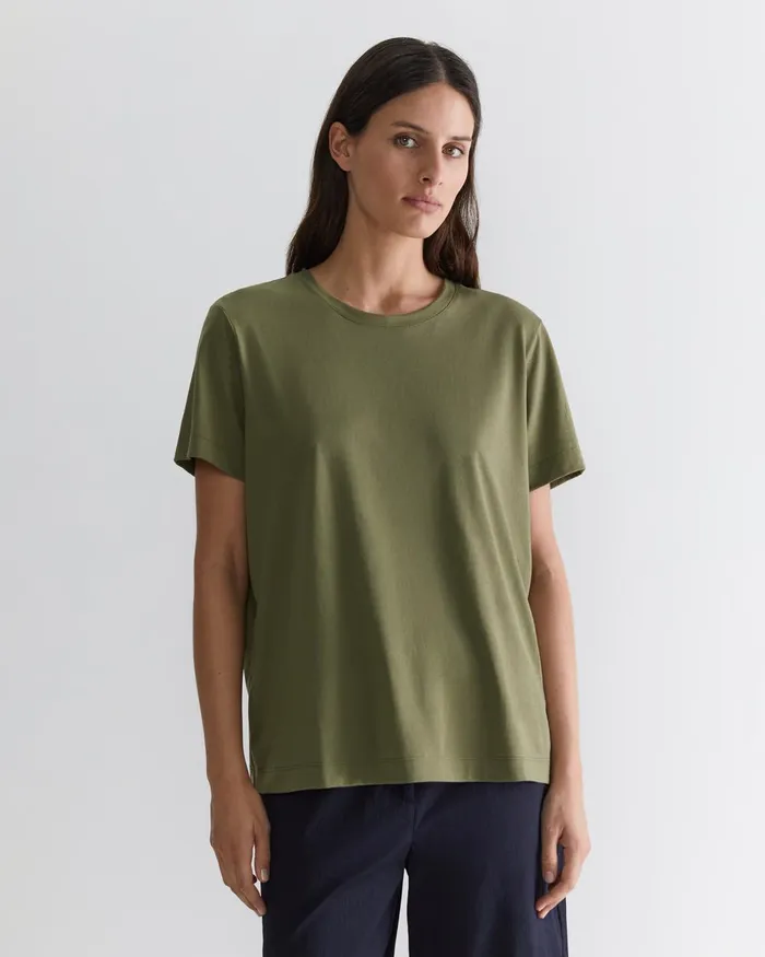 Women Sportscraft Tops and Tees The Essential Tee Khaki