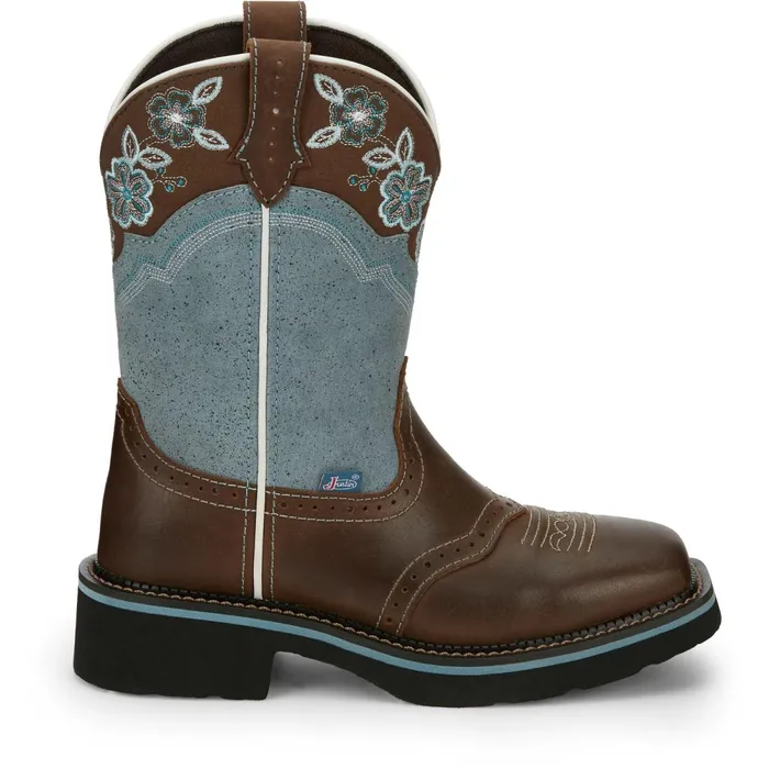 WOMEN Starlina 11034 Western Boot Brown Justin Boots Western