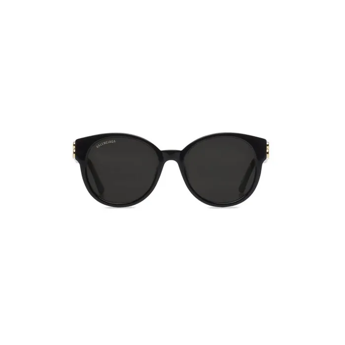 Women Sunglasses Balenciaga Dynasty Round Sunglasses In Black