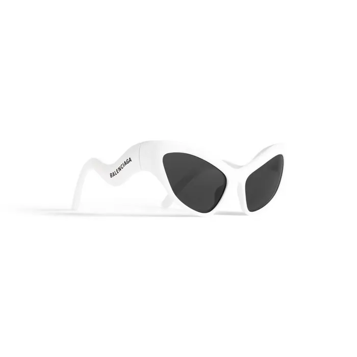 Women Sunglasses Balenciaga Hamptons Cat Sunglasses In White