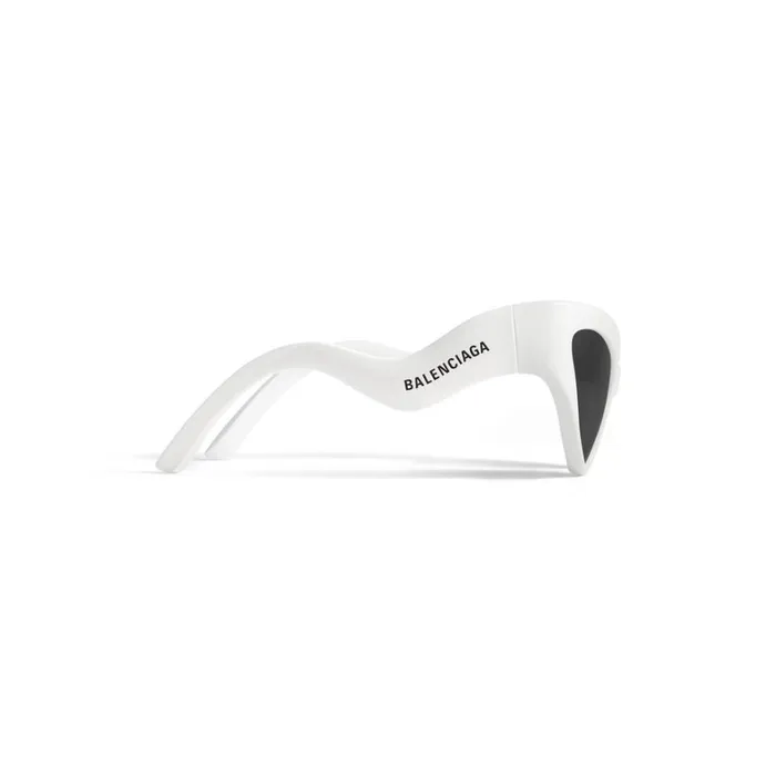 Women Sunglasses Balenciaga Hamptons Cat Sunglasses In White