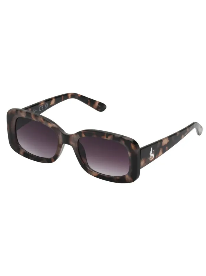 Women Sunglasses Jessica Simpson Retro Sunglasses In Oatmeal Tortoise