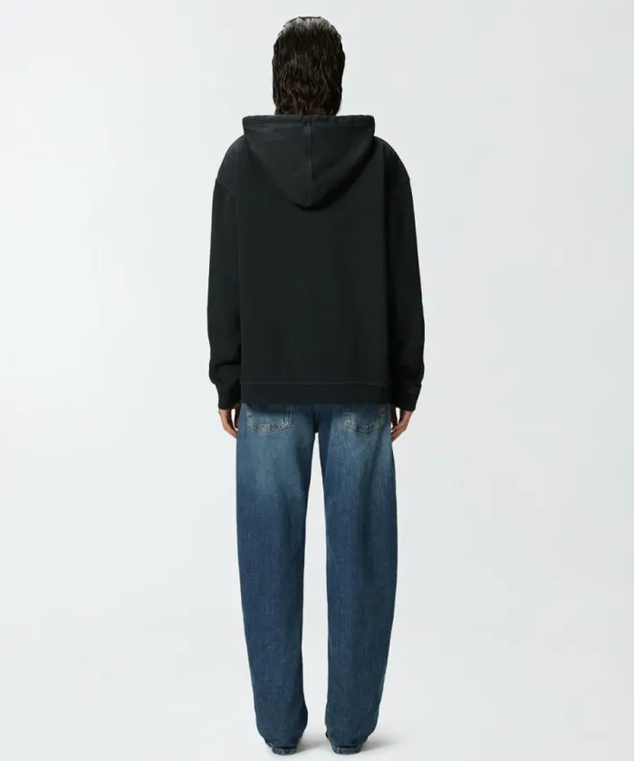 Women Sweatshirts Pinko PINKO Atelier Hoodie Limo Black Women Sweatshirts Pinko PINKO Atelier Hoodie Limo Black