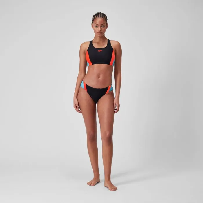 Women Swimming Costumes Speedo Women039s Colourblock Splice 20 Bikini BlackRed Women Swimming Costumes Speedo Women039s Colourblock Splice 20 Bikini BlackRed