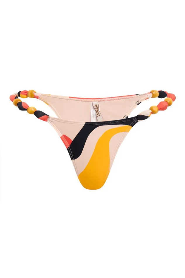 Women Swirl Art Print Bikini Bottoms Jaded London Bikini Bottoms