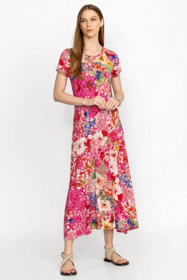 Women THE JANIE FAVORITE CAP SLEEVE DRESS Frame Johnny Was Dresses