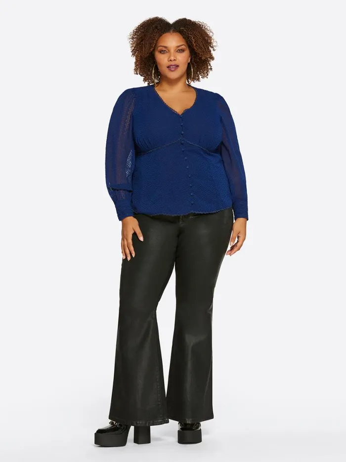 Women Tops and Tees Jessica Simpson Elia Top In Ocean Cavern