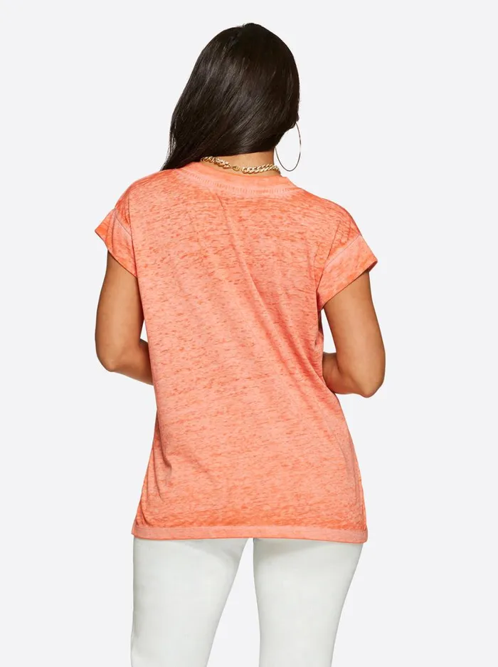 Women Tops and Tees Jessica Simpson Jalin Tee In Paprika