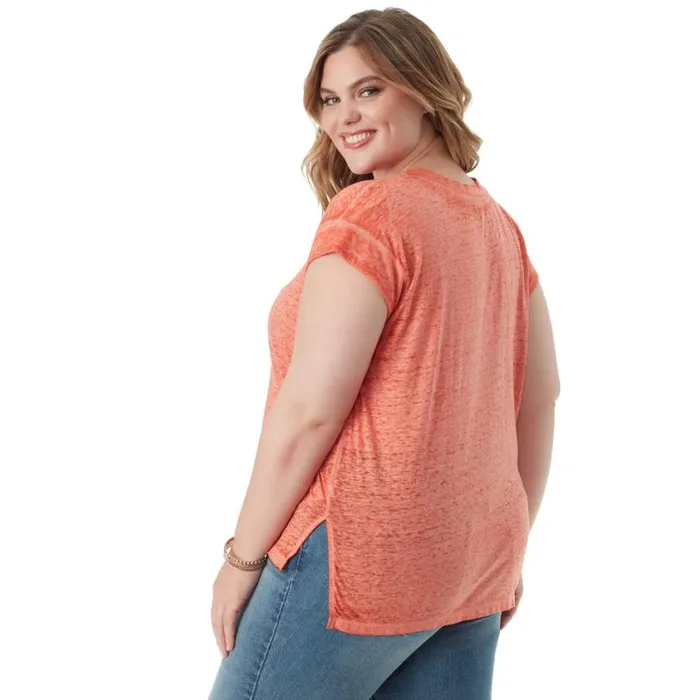 Women Tops and Tees Jessica Simpson Jalin Tee In Paprika