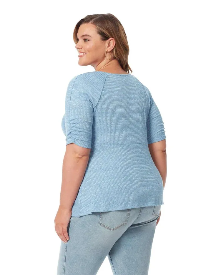 Women Tops and Tees Jessica Simpson Lyndsey Top In Blue Yonder