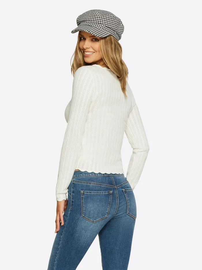 Women Tops and Tees Jessica Simpson Samara Top In Gardenia