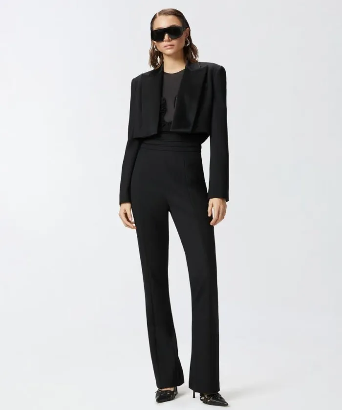 Women Topwear Pinko Longsleeved Sheer Bodysuit Limo Black Women Topwear Pinko Longsleeved Sheer Bodysuit Limo Black