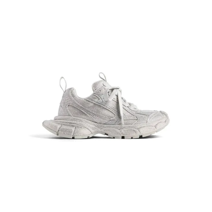 Women Trainers Balenciaga 3xl Trainers With Rhinestones In Light Grey