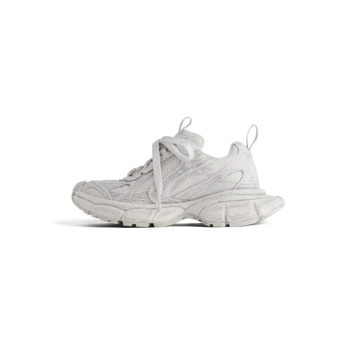 Women Trainers Balenciaga 3xl Trainers With Rhinestones In Light Grey