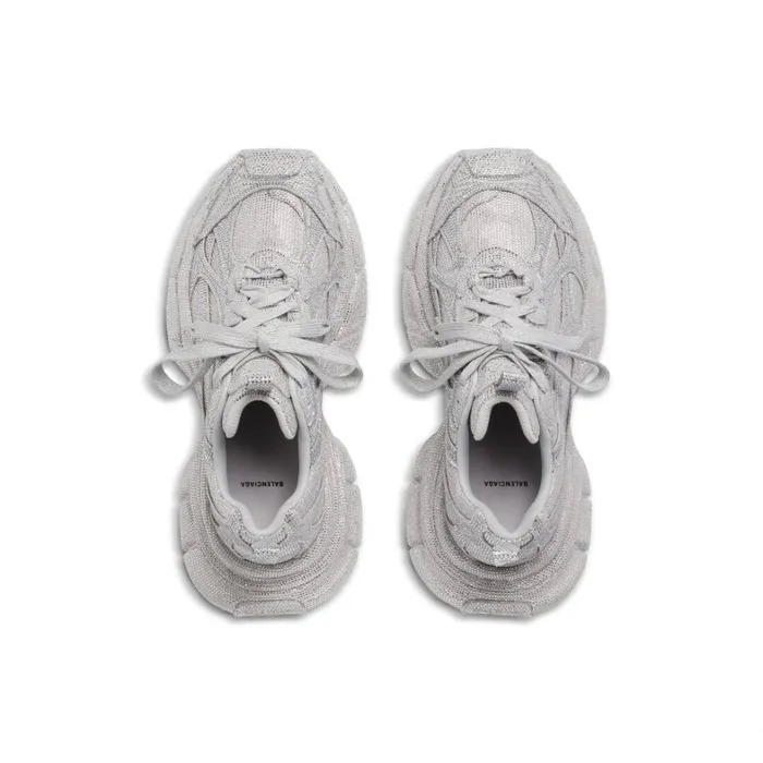 Women Trainers Balenciaga 3xl Trainers With Rhinestones In Light Grey