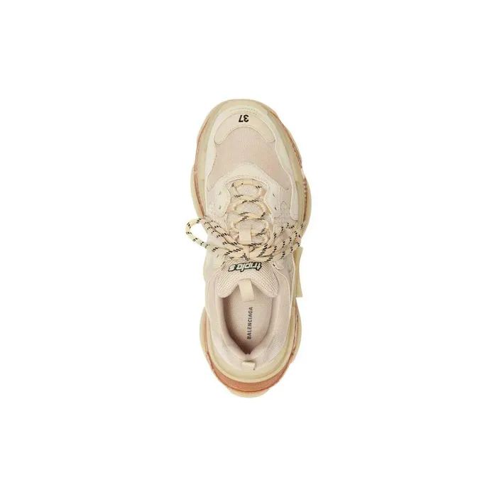 Women Trainers Balenciaga Triple S Clear Sole Trainers In Beige
