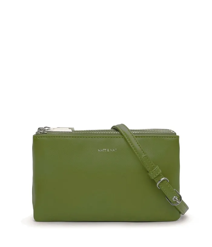 Women Triplet Vegan Crossbody Bag 8211 Loom Parrot Matt and Nat Crossbody
