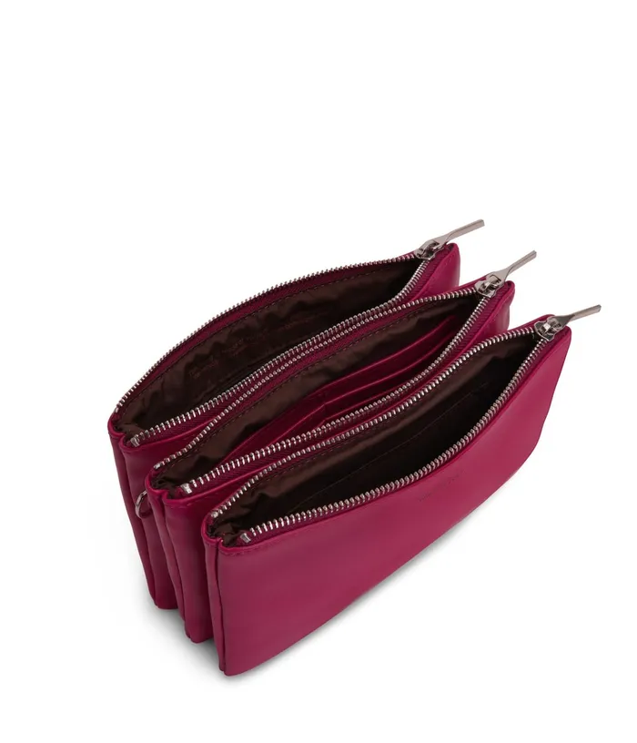 Women Triplet Vegan Crossbody Bag 8211 Loom Tulip Matt and Nat Crossbody