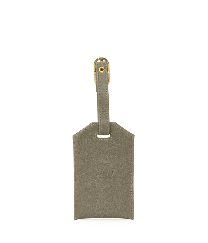 Women Trotter Vegan Luggage Tag 8211 Vintage Sage Matt and Nat Travel