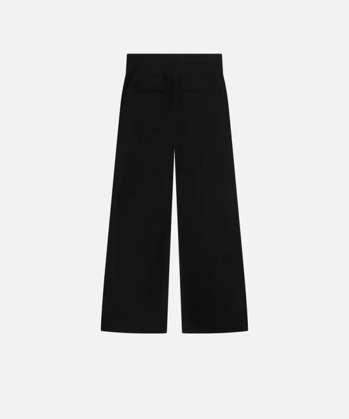 Women Trousers Pinko Elegant Wideleg Trousers With Darts Limo Black Women Trousers Pinko Elegant Wideleg Trousers With Darts Limo Black