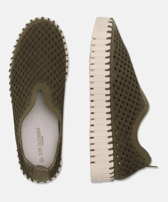 Women Tulip Flats Ilse Jacobsen Flats 8211 Deep Olive Women Tulip Flats Ilse Jacobsen Flats 8211 Deep Olive