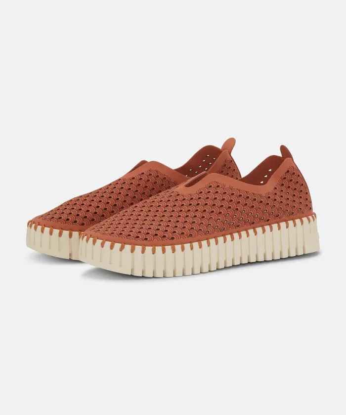 Women Tulip Flats Ilse Jacobsen Flats 8211 Light Brick