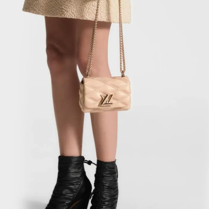 Women Twist Bag Louis Vuitton Louis Vuitton M82752 Pico GO14 BeigePink 8211 Louis Vuitton Handbag Store