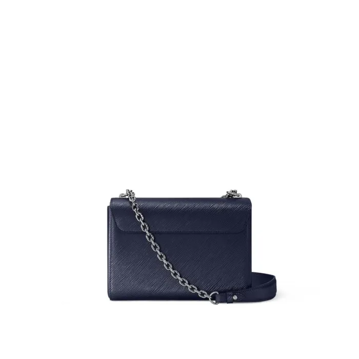 Women Twist Bag Louis Vuitton Louis Vuitton Navy Blue M21028 Twist MM 8211 Louis Vuitton Handbag Store