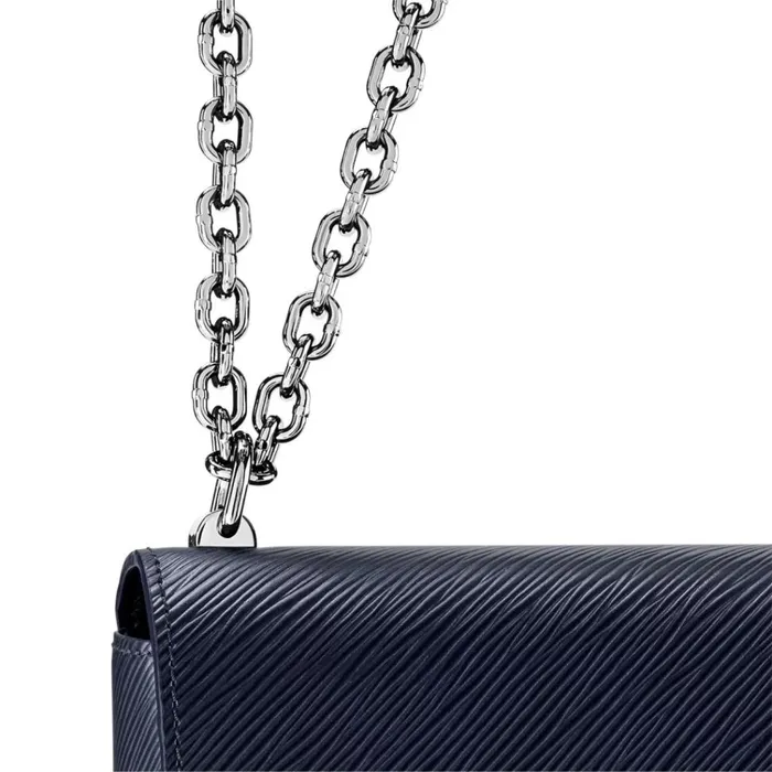 Women Twist Bag Louis Vuitton Louis Vuitton Navy Blue M21028 Twist MM 8211 Louis Vuitton Handbag Store