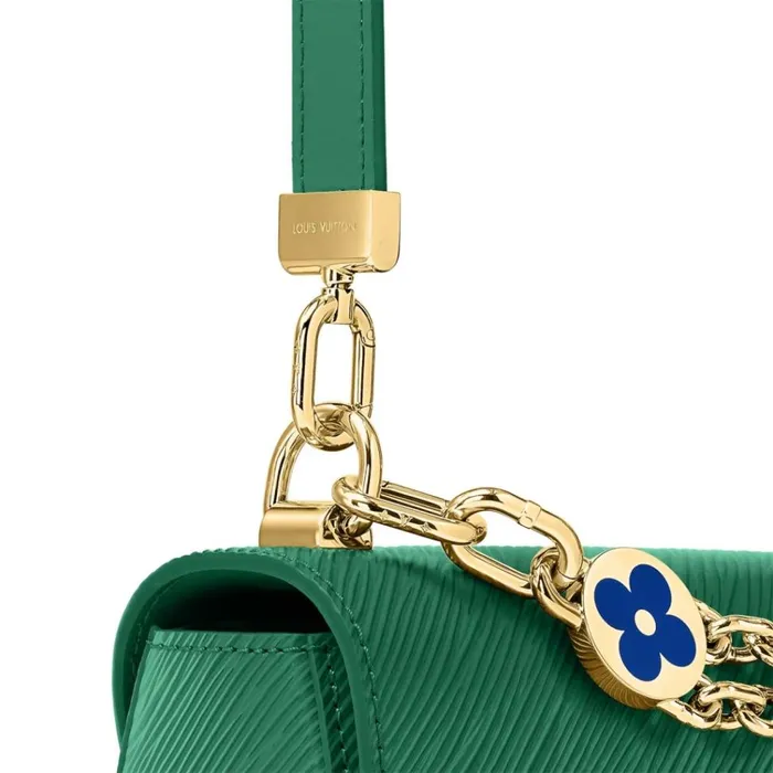 Women Twist Bag Louis Vuitton Louis Vuitton Serpentine Green M21649 Twist PM 8211 Louis Vuitton Handbag Store