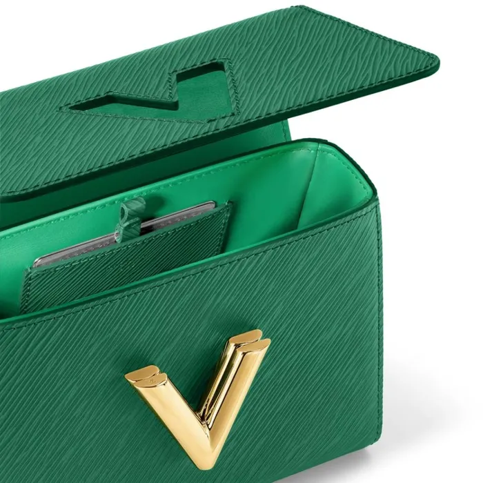 Women Twist Bag Louis Vuitton Louis Vuitton Serpentine Green M21649 Twist PM 8211 Louis Vuitton Handbag Store