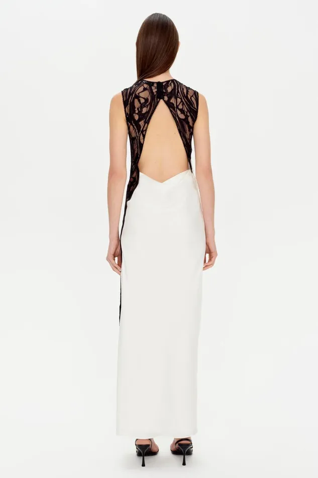 Women Vea Gown Ivory Multi Jonathan Simkhai Dresses and Jumpsuits