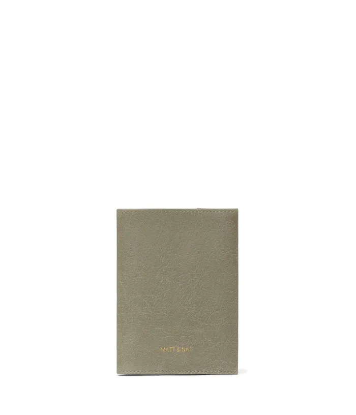 Women Voyage Vegan Passport Holder 8211 Vintage Sage Matt and Nat Travel