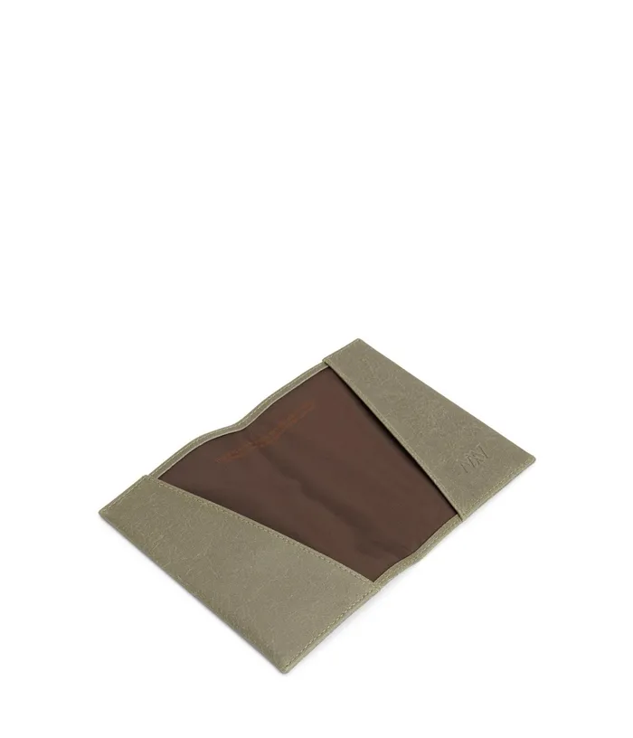 Women Voyage Vegan Passport Holder 8211 Vintage Sage Matt and Nat Travel