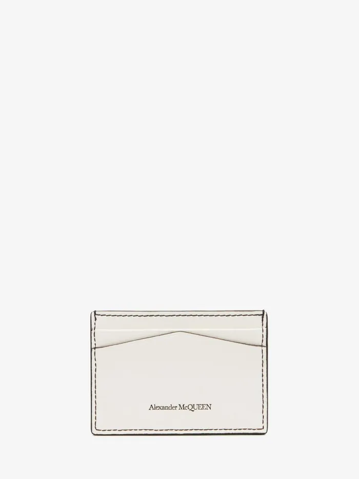 Women Wallets And Cardholders Alexander McQueen Skull Card Holder Soft Ivory