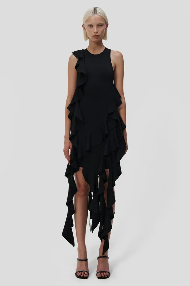 Women Wilda Dress Black Jonathan Simkhai Dresses and Jumpsuits