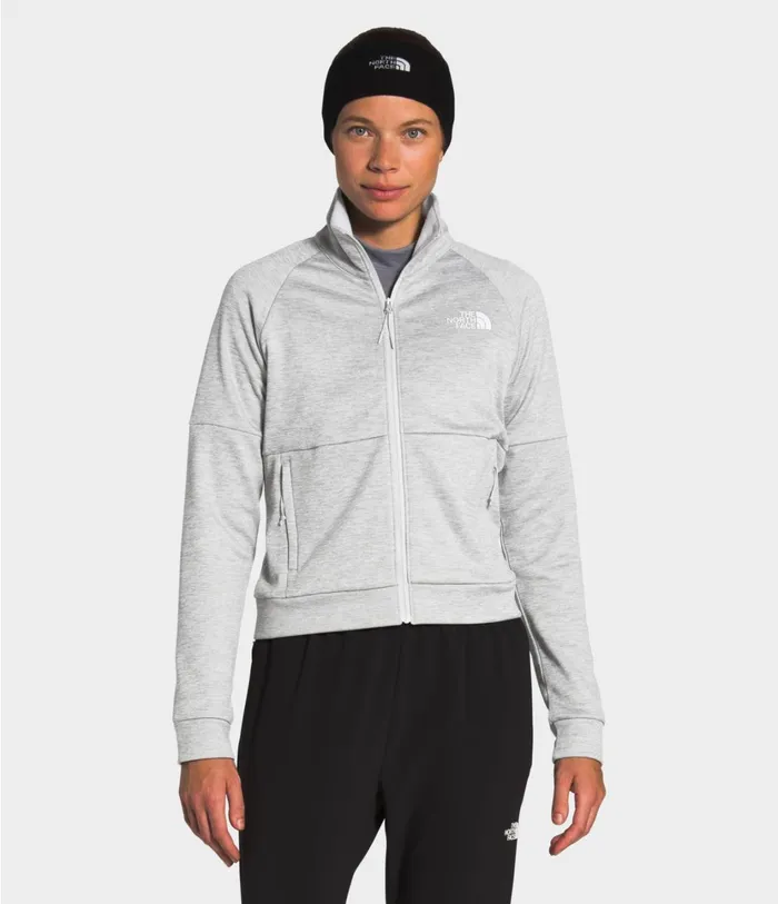 Womens AT Fleece Full Zip Tnf Light Grey Heather The North Face Fleece